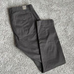 J. Crew Mens 250 Grey Skinny Stretch Pants Size 33 waist 32 length